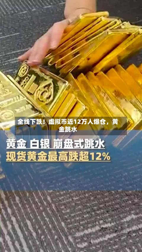 全线下跌！虚拟币近12万人爆仓，黄金跳水-第3张图片