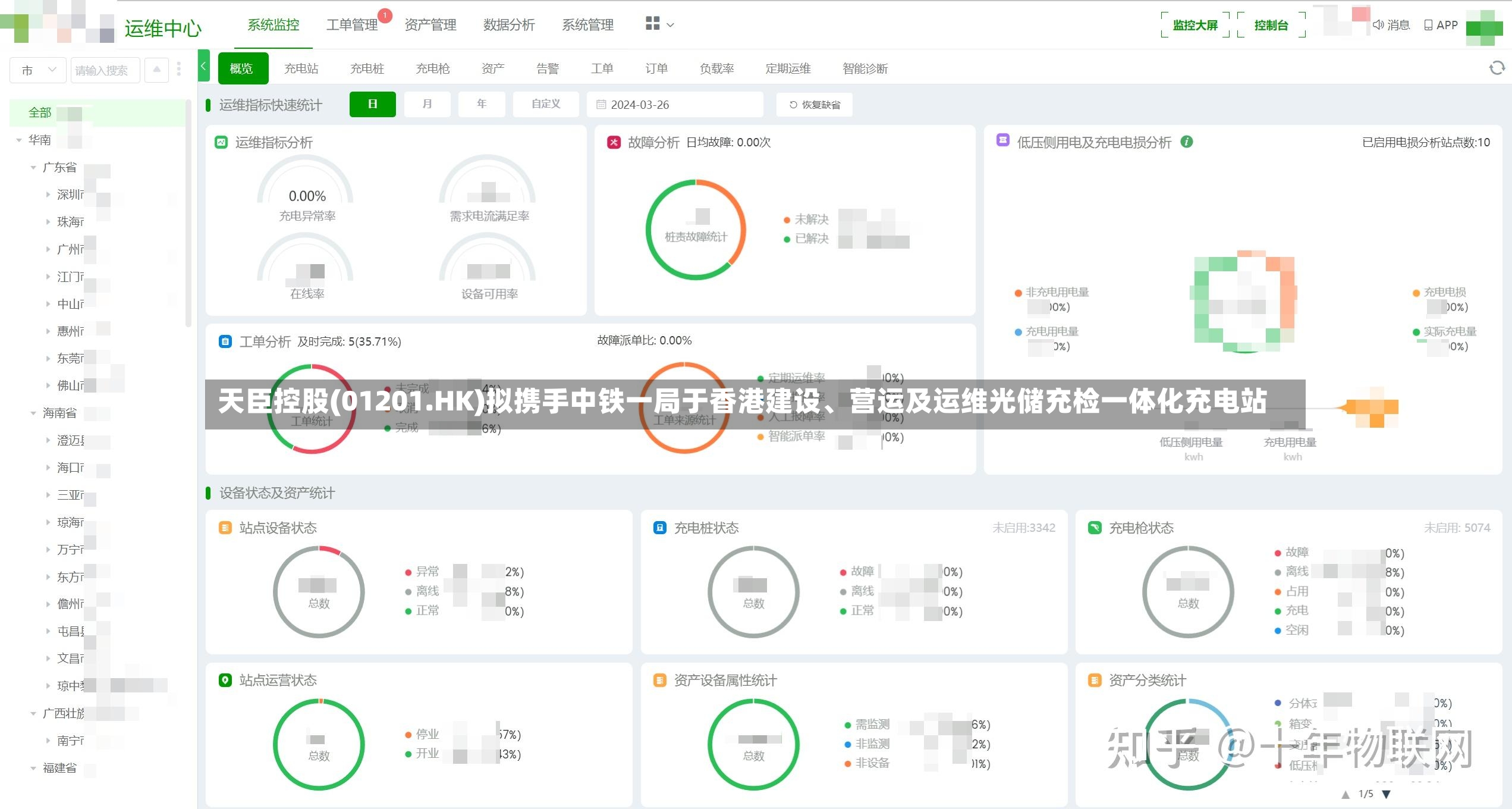 天臣控股(01201.HK)拟携手中铁一局于香港建设、营运及运维光储充检一体化充电站-第2张图片