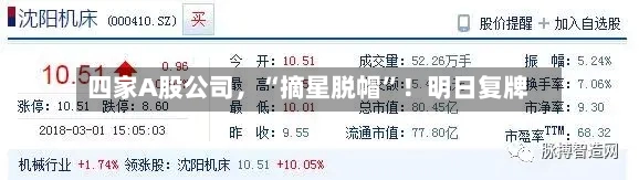 四家A股公司	，“摘星脱帽”！明日复牌-第2张图片