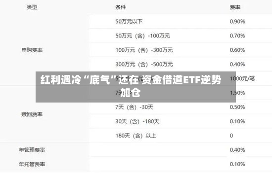 红利遇冷“底气”还在 资金借道ETF逆势加仓-第2张图片