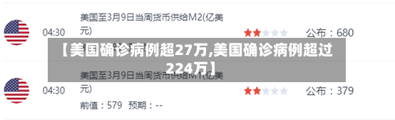 【美国确诊病例超27万,美国确诊病例超过224万】-第3张图片