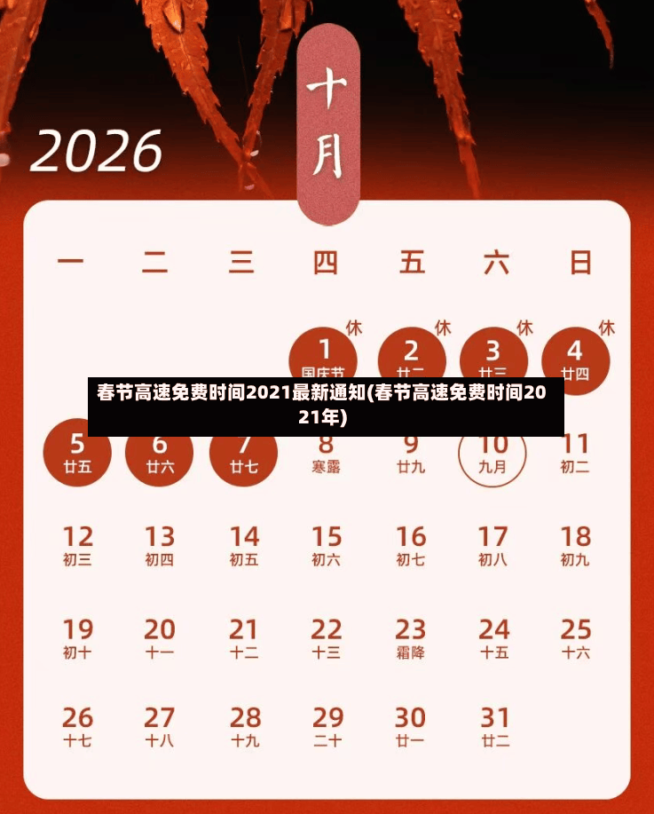 春节高速免费时间2021最新通知(春节高速免费时间2021年)-第2张图片