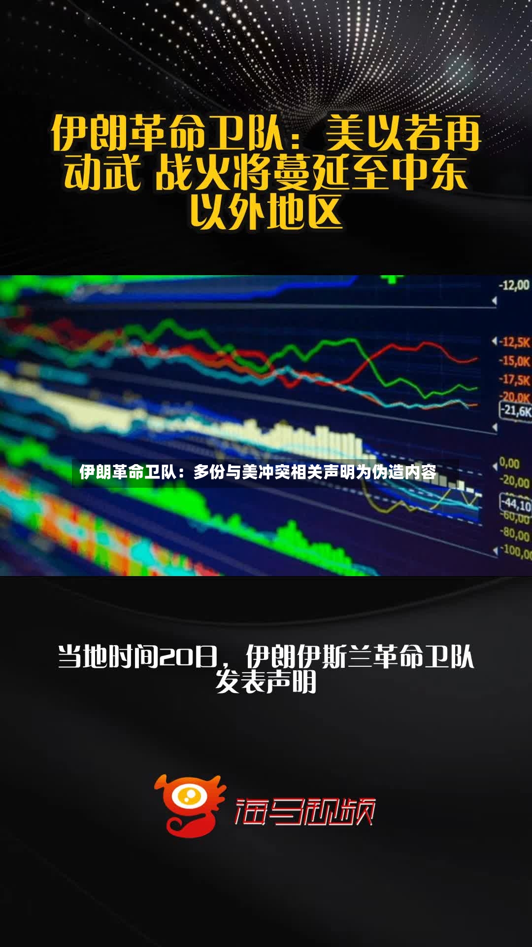 伊朗革命卫队：多份与美冲突相关声明为伪造内容-第3张图片