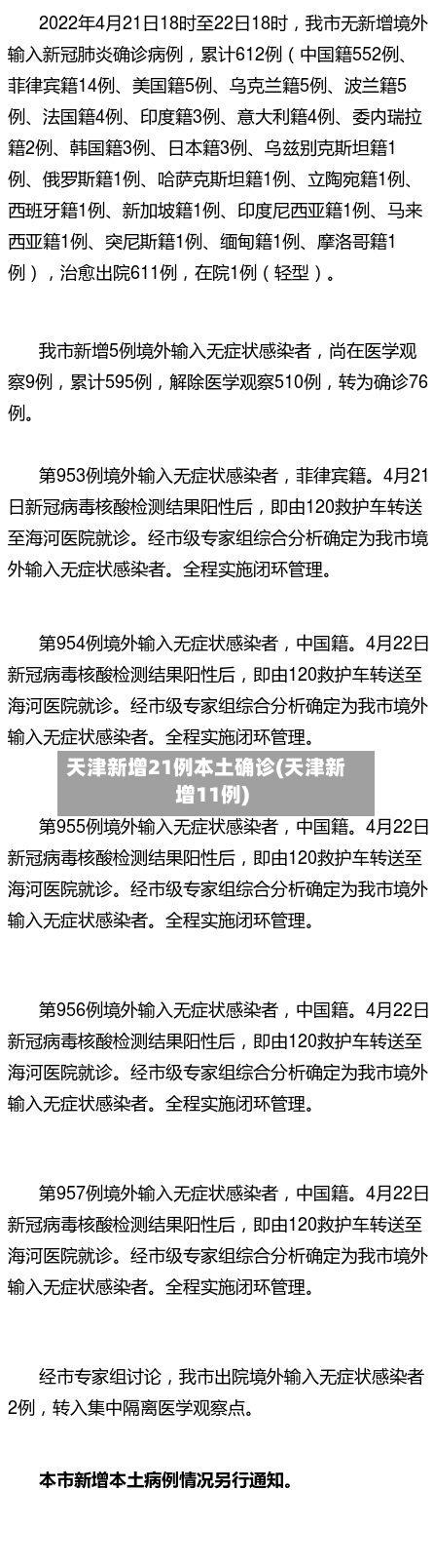 天津新增21例本土确诊(天津新增11例)-第3张图片