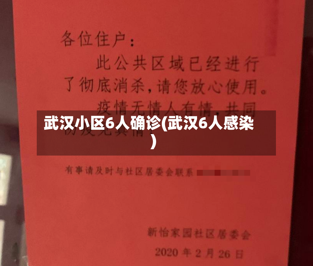 武汉小区6人确诊(武汉6人感染)