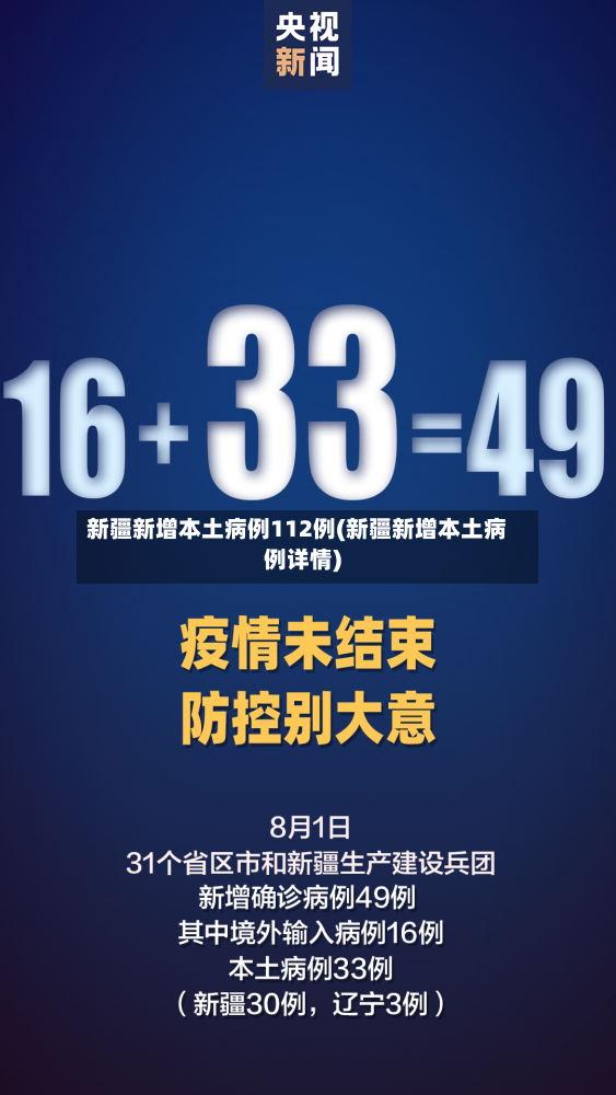 新疆新增本土病例112例(新疆新增本土病例详情)-第2张图片