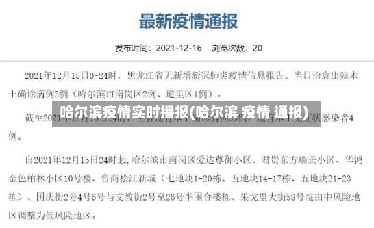 哈尔滨疫情实时播报(哈尔滨 疫情 通报)