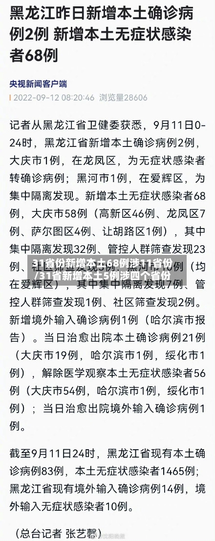 31省份新增本土68例涉11省份/31省新增本土5例涉四个省份-第3张图片