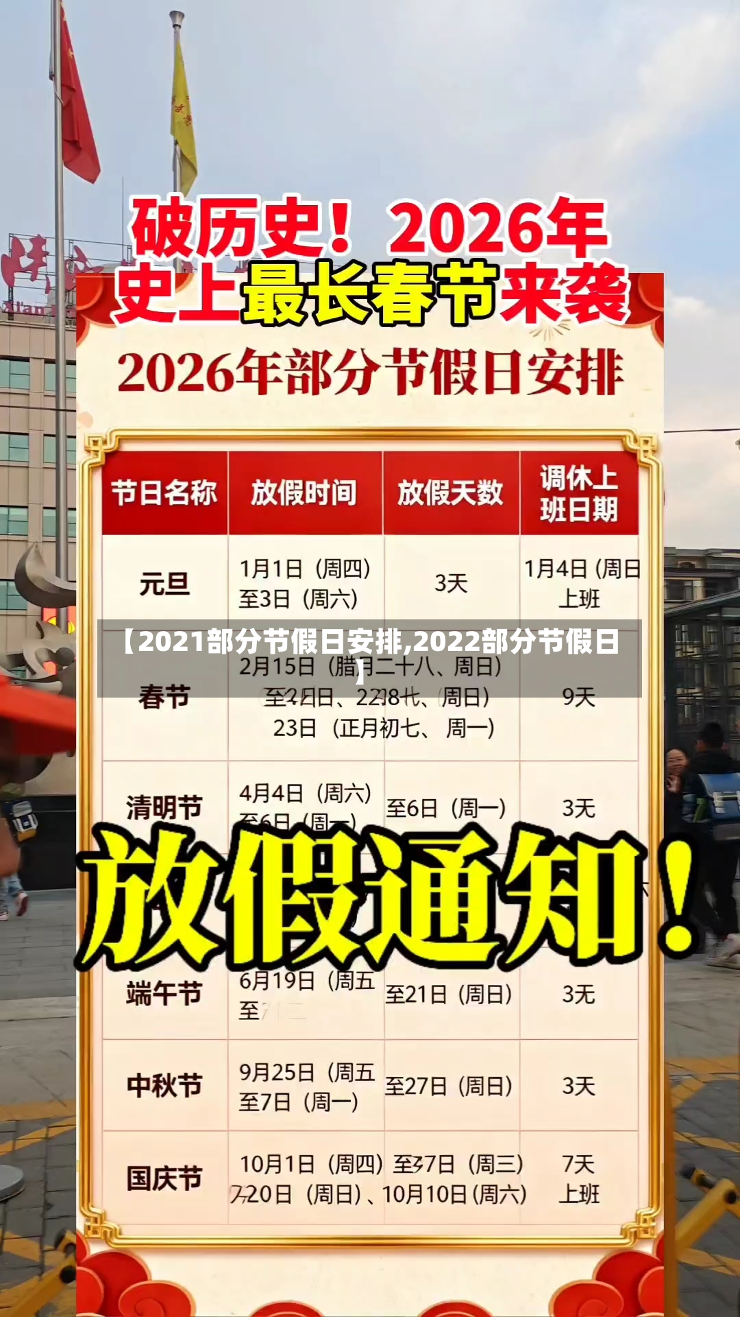 【2021部分节假日安排,2022部分节假日】-第2张图片