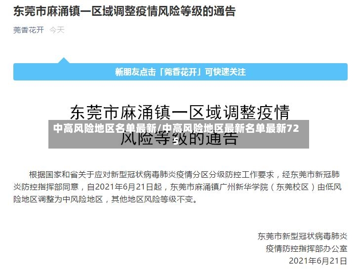 中高风险地区名单最新/中高风险地区最新名单最新725-第2张图片