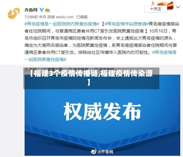 【福建3个疫情传播链,福建疫情传染源】-第2张图片