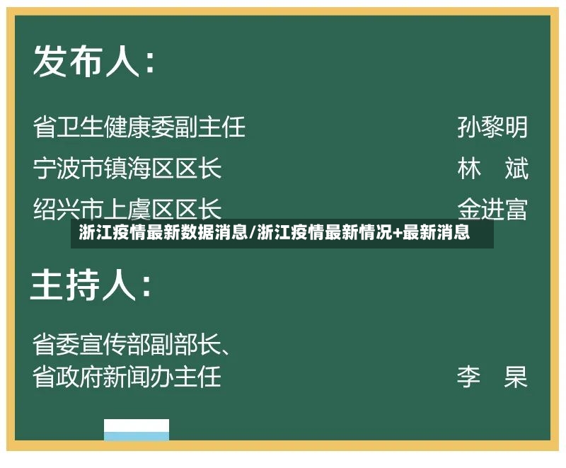 浙江疫情最新数据消息/浙江疫情最新情况+最新消息