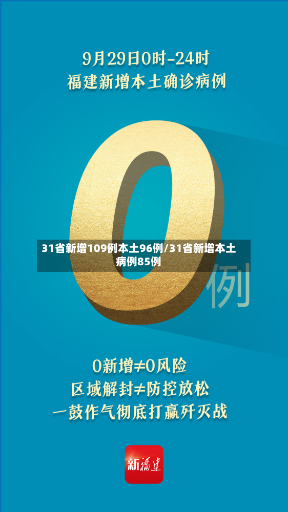 31省新增109例本土96例/31省新增本土病例85例-第2张图片