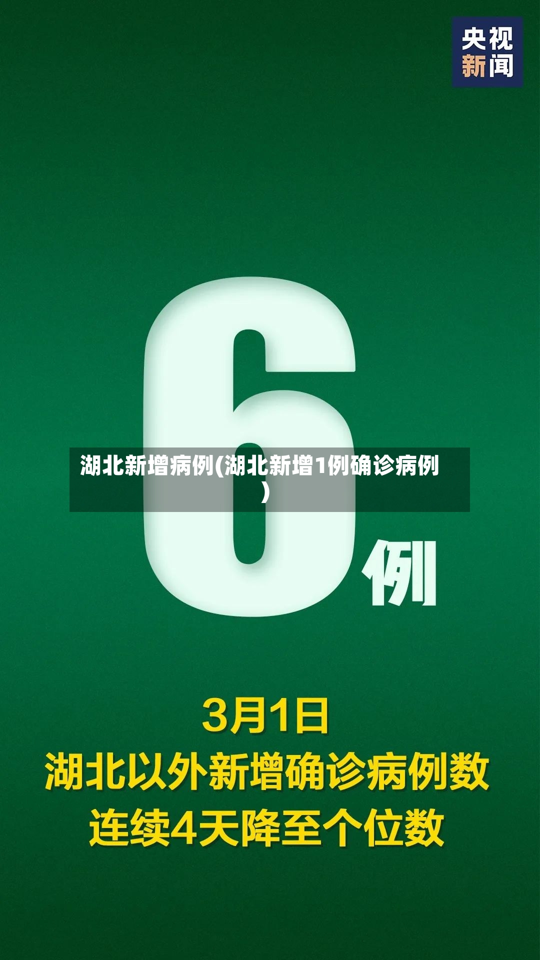 湖北新增病例(湖北新增1例确诊病例)-第3张图片