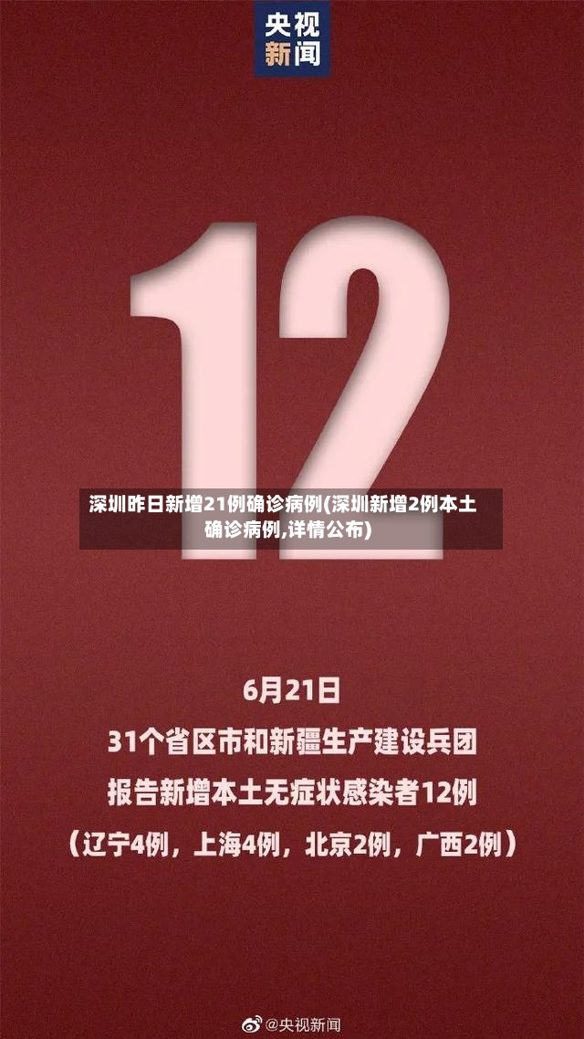 深圳昨日新增21例确诊病例(深圳新增2例本土确诊病例,详情公布)-第3张图片