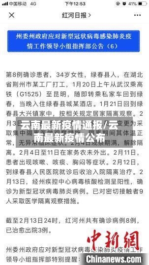 云南最新疫情通报/云南最新疫情公布-第2张图片