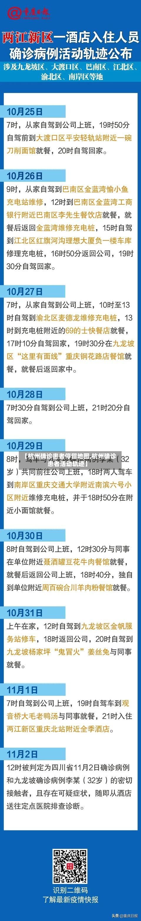 【杭州确诊患者停留地图,杭州确诊患者活动轨迹】
