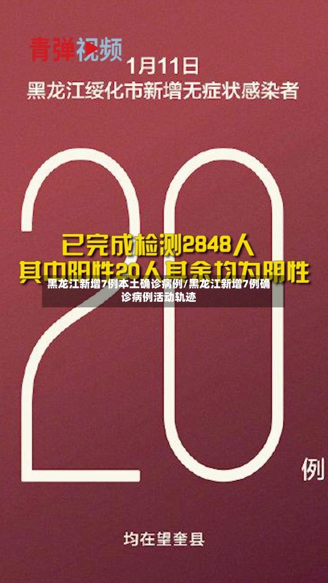 黑龙江新增7例本土确诊病例/黑龙江新增7例确诊病例活动轨迹