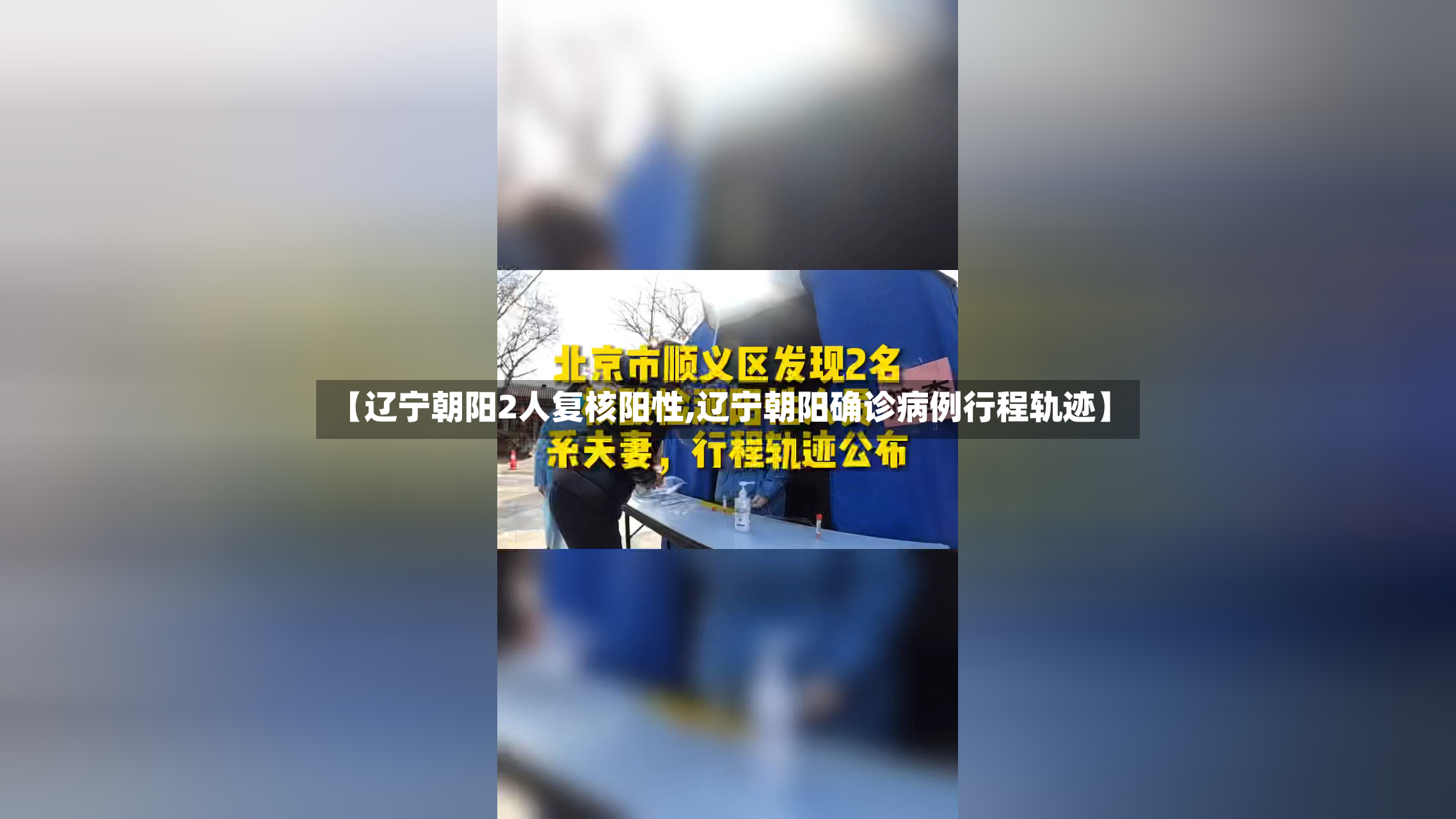 【辽宁朝阳2人复核阳性,辽宁朝阳确诊病例行程轨迹】-第2张图片