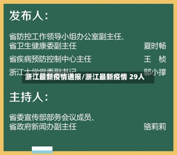 浙江最新疫情通报/浙江最新疫情 29人