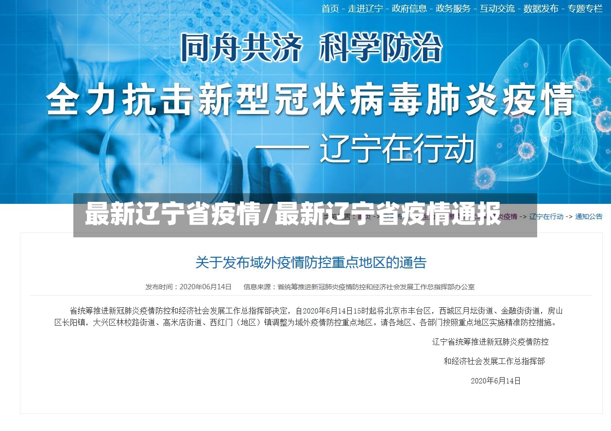 最新辽宁省疫情/最新辽宁省疫情通报