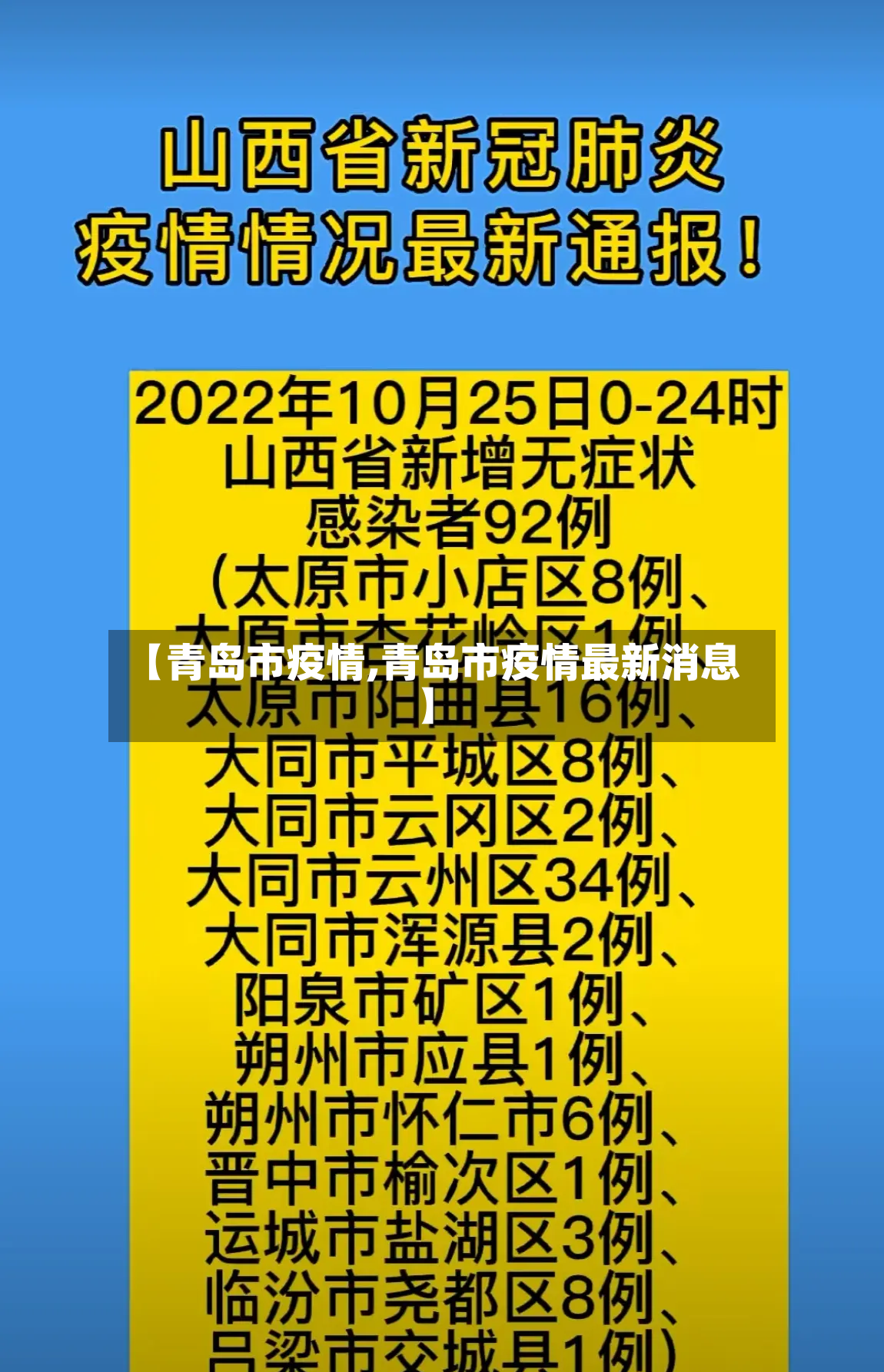 【青岛市疫情,青岛市疫情最新消息】