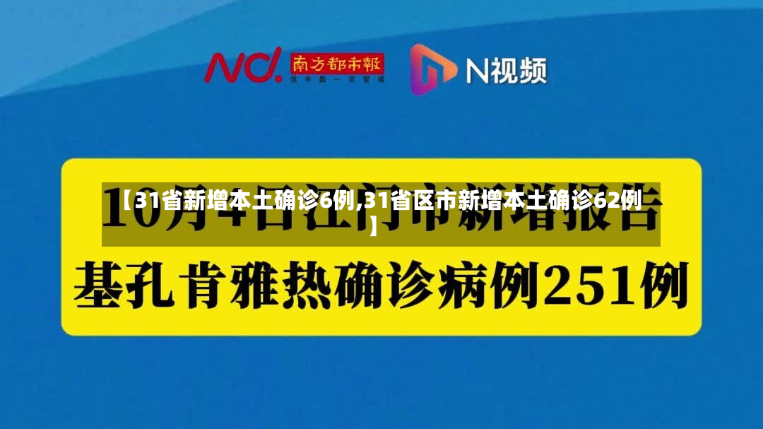 【31省新增本土确诊6例,31省区市新增本土确诊62例】-第2张图片
