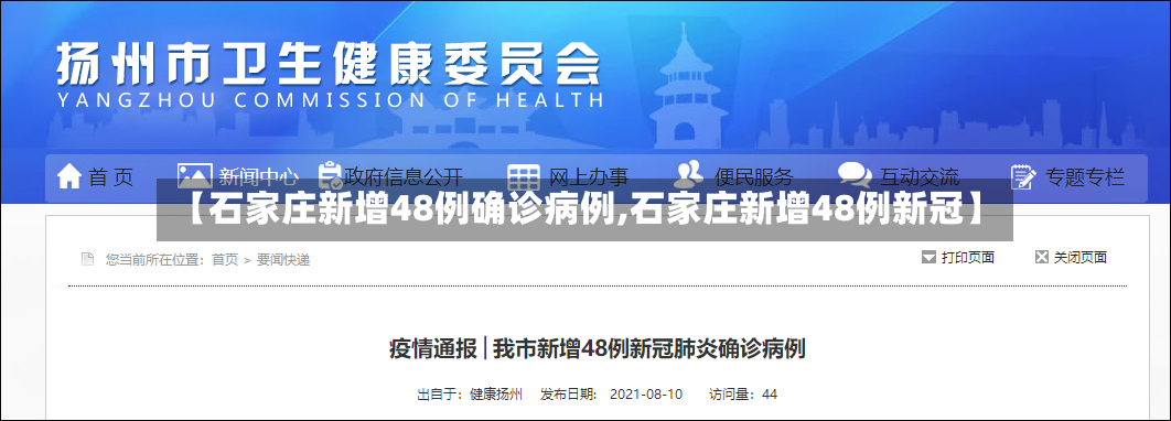 【石家庄新增48例确诊病例,石家庄新增48例新冠】-第2张图片