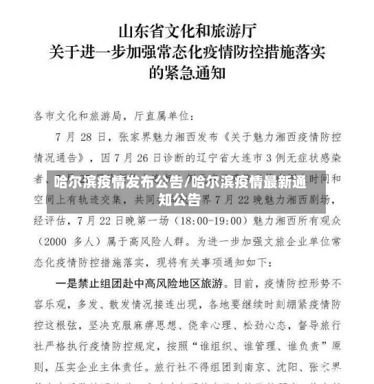 哈尔滨疫情发布公告/哈尔滨疫情最新通知公告