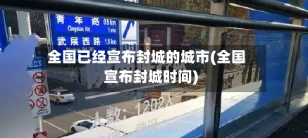 全国已经宣布封城的城市(全国宣布封城时间)-第3张图片