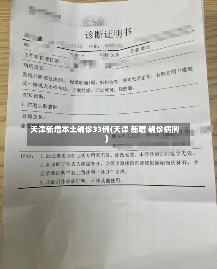天津新增本土确诊33例(天津 新增 确诊病例)-第2张图片