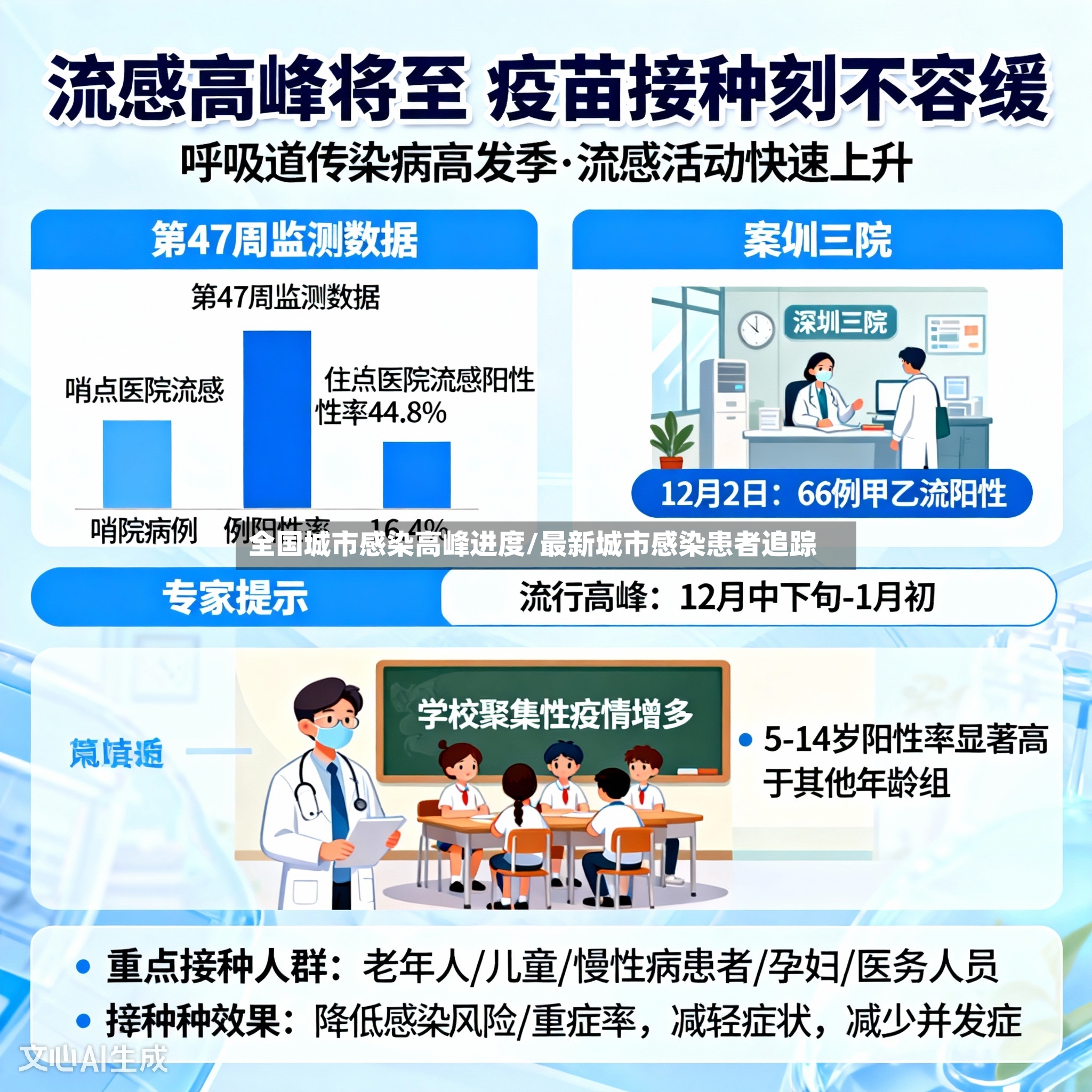 全国城市感染高峰进度/最新城市感染患者追踪
