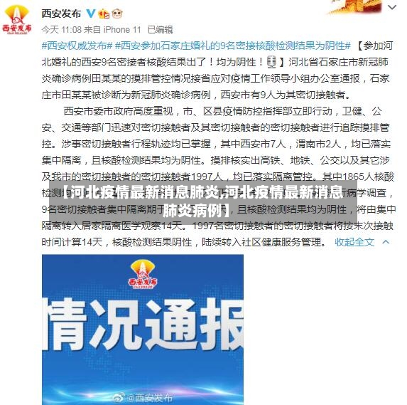 【河北疫情最新消息肺炎,河北疫情最新消息肺炎病例】-第2张图片