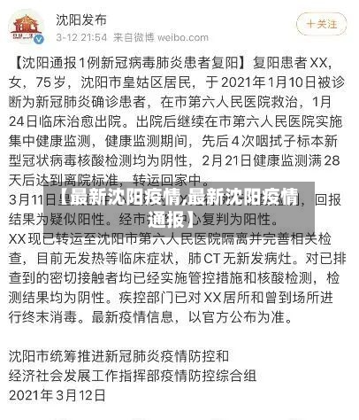 【最新沈阳疫情,最新沈阳疫情通报】-第2张图片